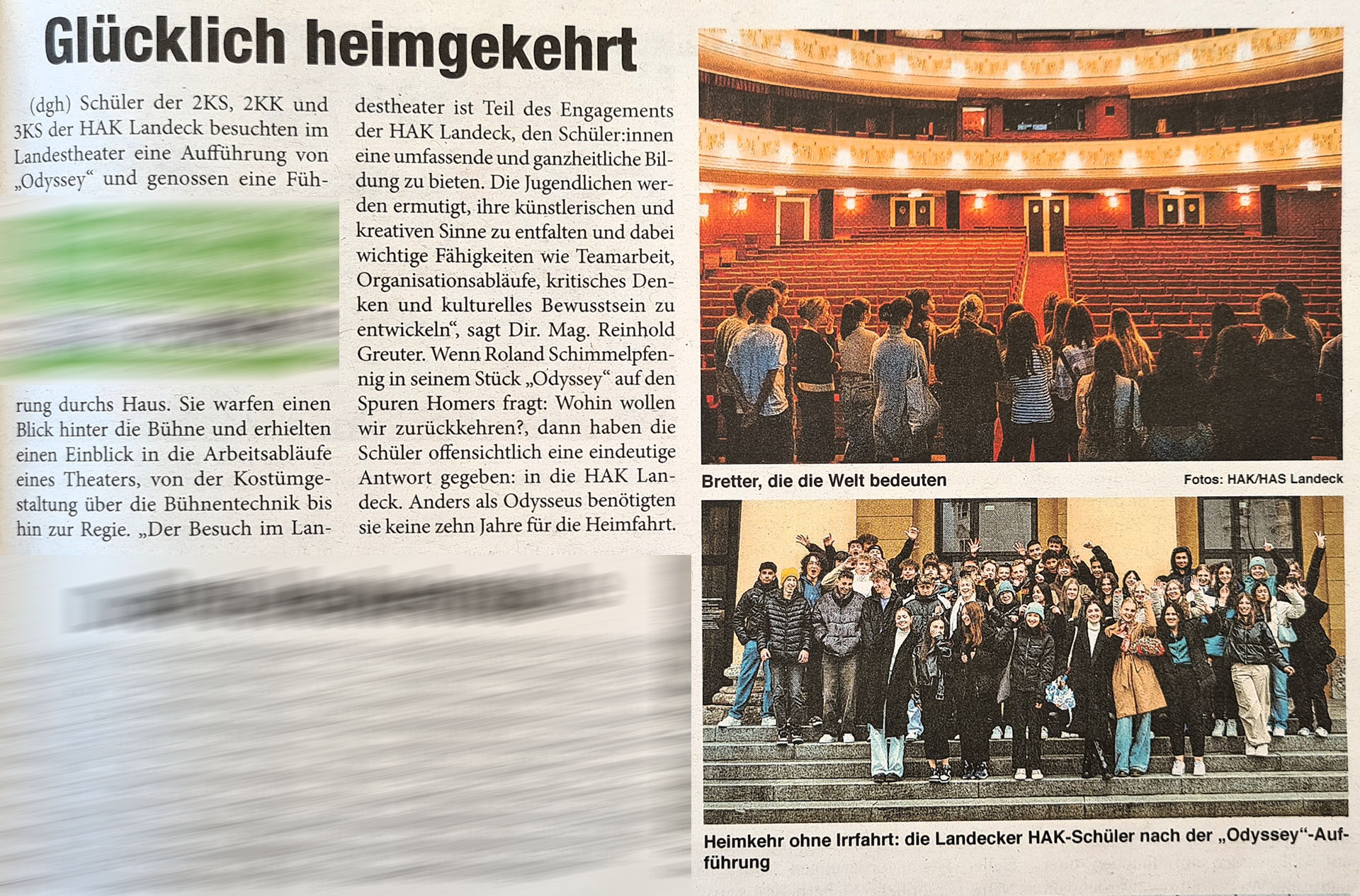 Landestheater Odysee presse rs